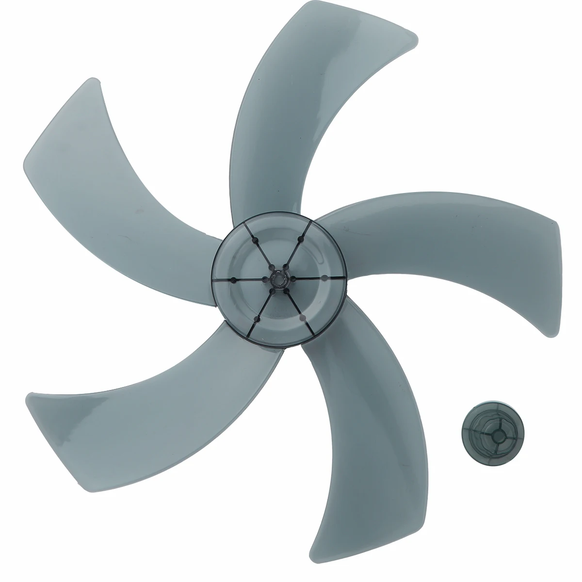 Plastic Fan Blade 5/7/9 Leaves w/Nut Cover for 12/14/16/18 Inch Table Fanner Fan