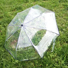Автоматический прозрачный зонт от дождя, женский складной, 3 сложения, ветрозащитные зонты, мужские зонты, зонты от дождя, прозрачное поле зрения