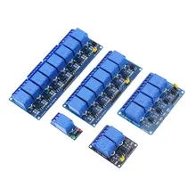 DC 5V 12V 24V 1 2 4 Channel Relay Module With Optocoupler Relay Output 1 2 4 Way Relay Module For Voltage Relays DC5V 12V 24V