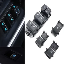 Iluminado led power único interruptor da janela conjunto para toyota rav4 rav 4 2019 2020 esquerda condução backlight