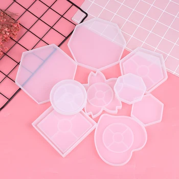 

Silicone Mould DIY Table Set Mold Plaster Aromatherapy Car Decoration Mold New