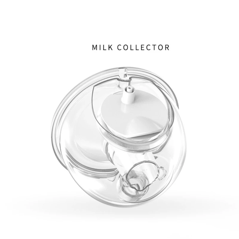 Wearable Breast Pump Accessories Silicone Horn Diaphragm Milk Collector Nursing Cup Tee Joint Electric Breastpump Replacement P Breast Pump Accessories