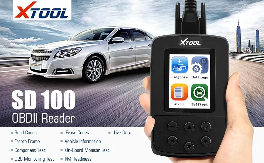 XTOOL SD100 Volle OBD2 считыватель кодов