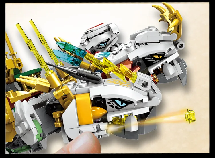 Новый ninjagoo ультра Дракон Ллойд строительные блоки Совместимые Legoedlys Ninjaeds рисунок