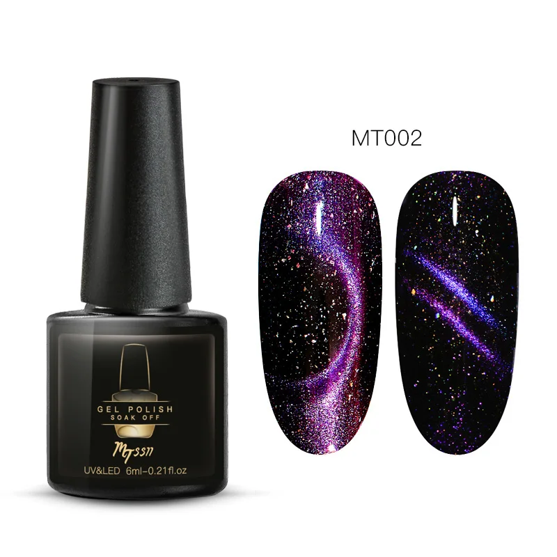 HHS05580 Mtssii 9D глаз хамелеона кота Гель-лак для ногтей УФ Магнитный Гель-лак Galaxy Star замочить от УФ светодиодный Гель-лак для ногтей - Цвет: HHS05580