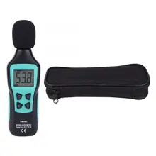 RM062 ЖК-цифровой измеритель уровня звука, тестер обнаружения шума, измерение децибел данных 30-130дб