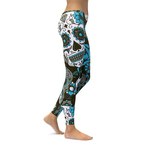 Women Leggings New Flower Digital Print Pant Slim Fitness Push Up Pants Woman Leggins Workout Plus Size High Waist Leggings