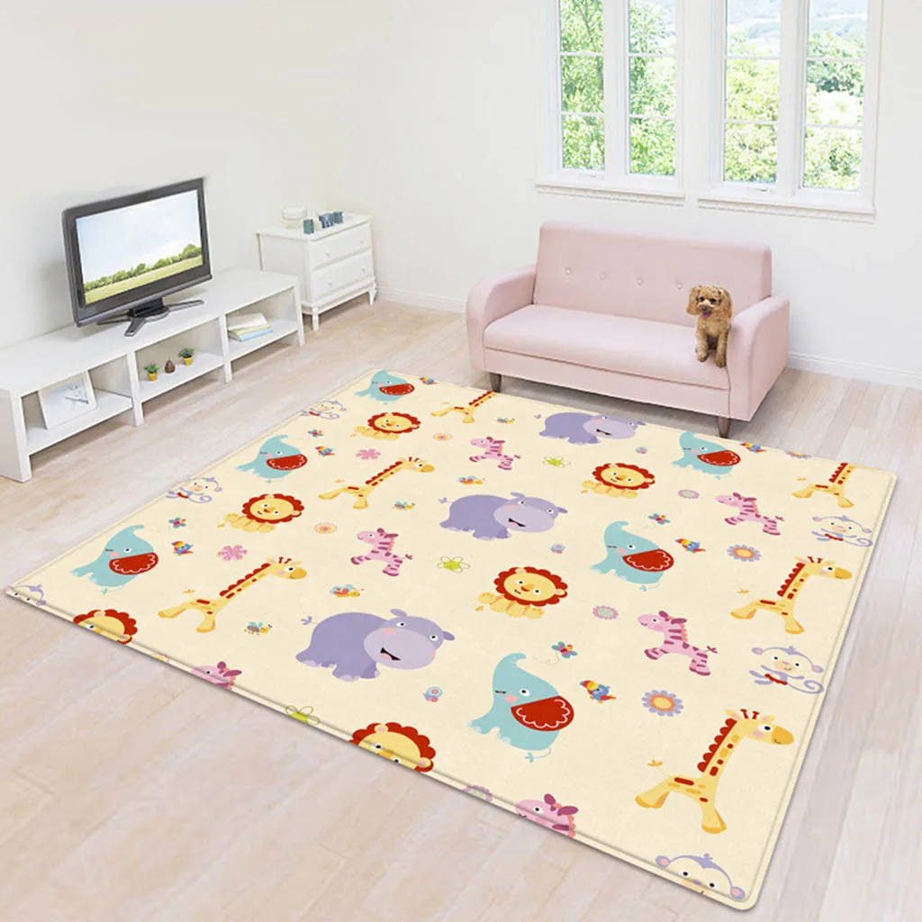 Tapis De Jeu Pliable Et Antiderapant Pour Bebe Accessoire De Gymnastique Reversible Pour Ramper Aliexpress