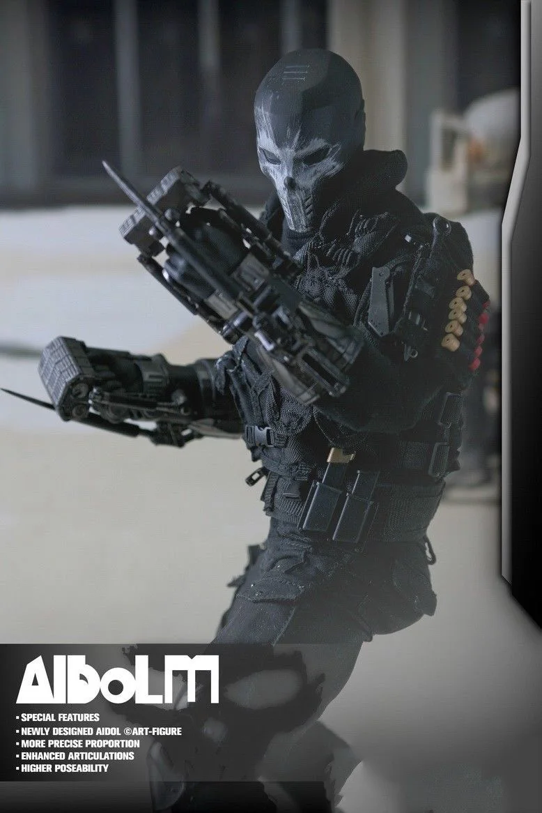 1/6 AIDOL 3 полный набор фигурка(Ai-3) США аниме скрещенные кости макет головы одежда оружие Модель игрушки для фанатов коллекция подарок