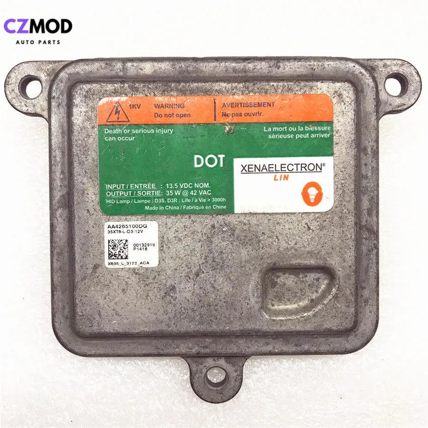 CZMOD 35XT6-L-D3 12 В A57082B00DG D3S D3R ксеноновая фара HID Балласт модуль управления 35XT6-L-D3 AA4265100DG(используется
