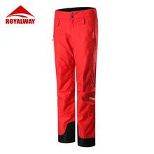 ROYALWAY новые лыжные штаны для спорта на открытом воздухе Высокое качество женские водонепроницаемые теплые зимние Сноубординг лыжный костюм RFJL4505G