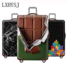 Плотный эластичный Чехол для багажа тканевый багаж защитные чехлы аксессуары для путешествий подходит для 18-32 дюймов Чехол для чемодана