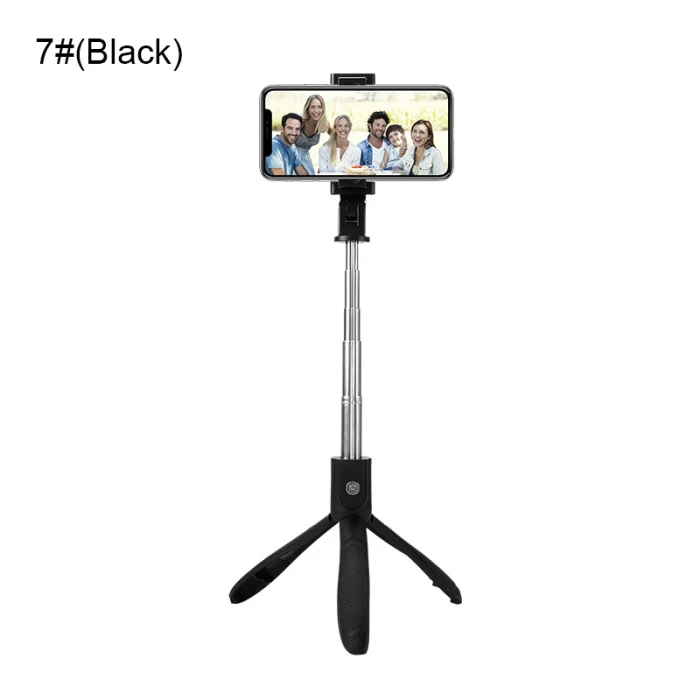 Selfie vara tripé extensível suporte sem fio
