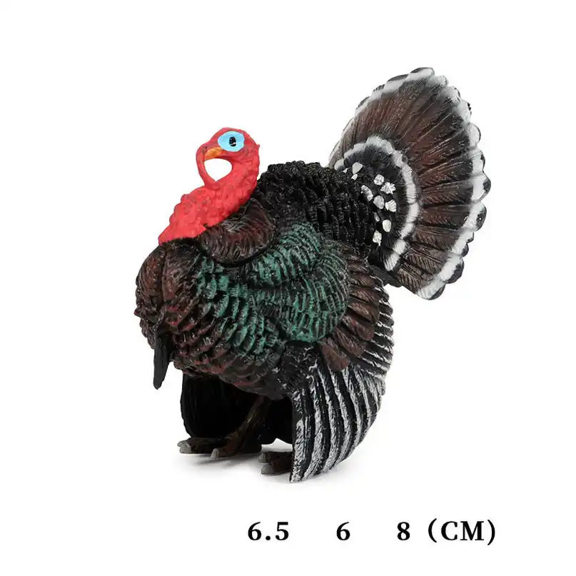 Realista modelo de aves animais fazenda brinquedo galinha pato ganso série galo pintos galinha figura brinquedos educativos para crianças