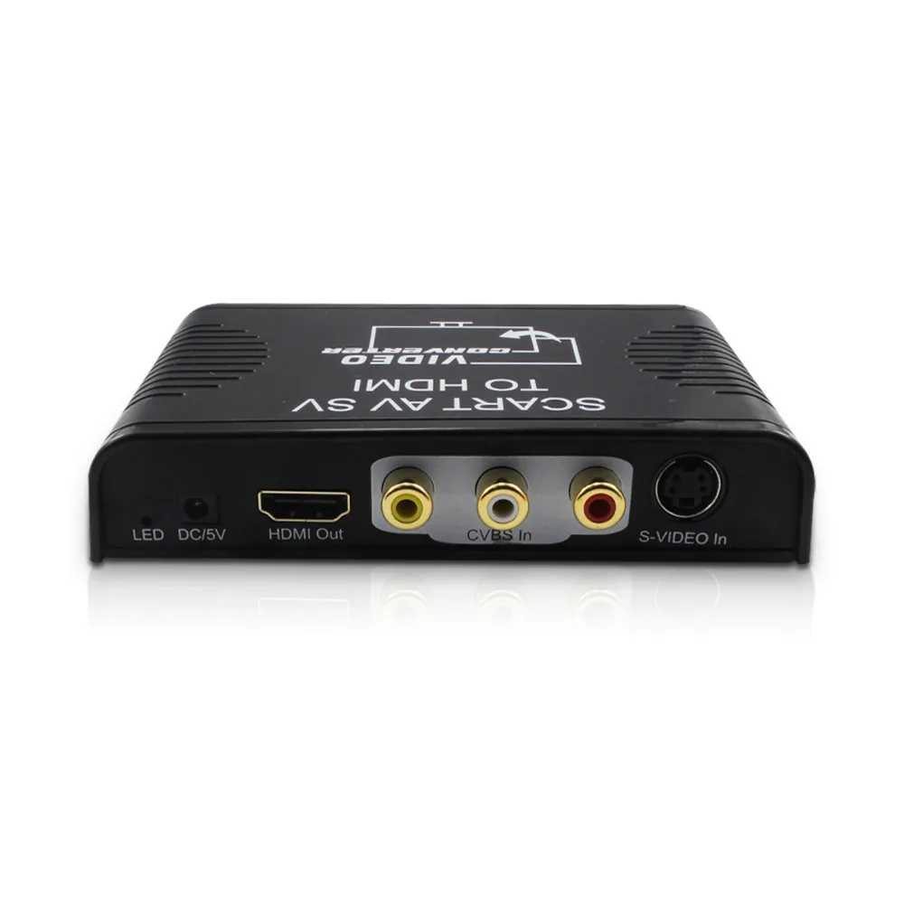 Из scart в HDMI AV SVIDEO из scart в HDMI 3-в-1 конвертер мультимедийного интерфейса высокой четкости