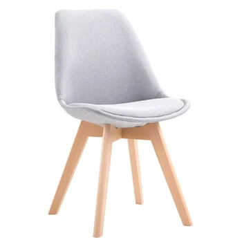 

Cloth Comedores Modernos Muebles Home Dining Chair Back Office Chair Creative Solid Wood Nordic Chair