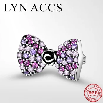 

Genuine 925 Sterling Silver Clip Charms Shiny purple CZ DIY Beads fit Original Reflexions Bracelets for Women Silver 925 Jewelry