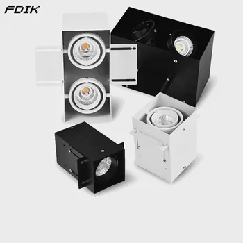 

Dimmable Adjust COB LED Downlights 10W15W20W30 LED Ceiling Spot lights AC85~265V LED Lamps Hanging Installation Indoor Lighting