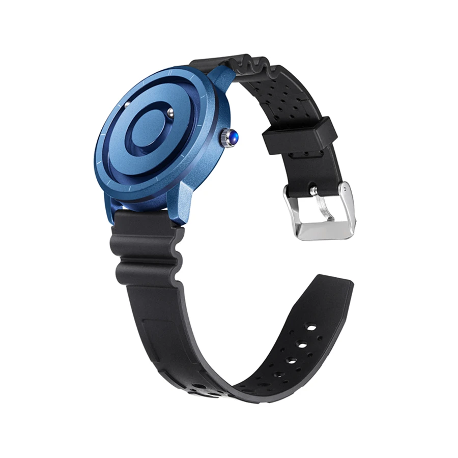 EUTOUR новые синие магнитные часы мужские повседневные Силиконовые Модные Кварцевые Золотые магнитные водонепроницаемые спортивные часы Relogio Masculino подарок