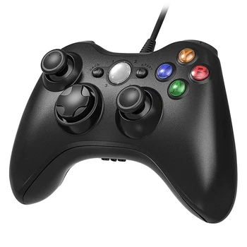 

USB Wired Gamepad for Xbox 360 Joypad Dual Vibration Game Controller Joystick For Windows 7 / 8 / 10 PC Controller