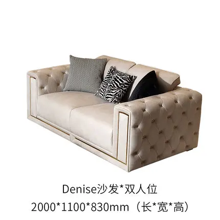 2 seater sofa Современная европейская мебель Стиль Роскошный диван - Цвет: 2 seater sofa