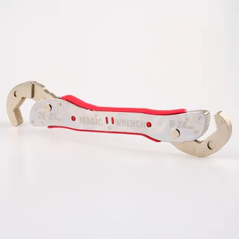 

Adjustable Magic Wrench Multi-Function Purpose Spanner Tools Universal Wrench Pipe Home Hand Tool Quick Snap Grip9-45mm