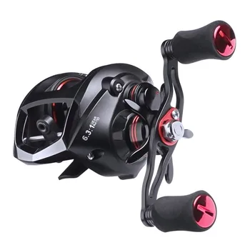 

JF Fishing Reel Second Generation Drop-shaped Adjustable Waterproof Baitcasting Reel Left Right Hand Saltwater Freshwater Reel