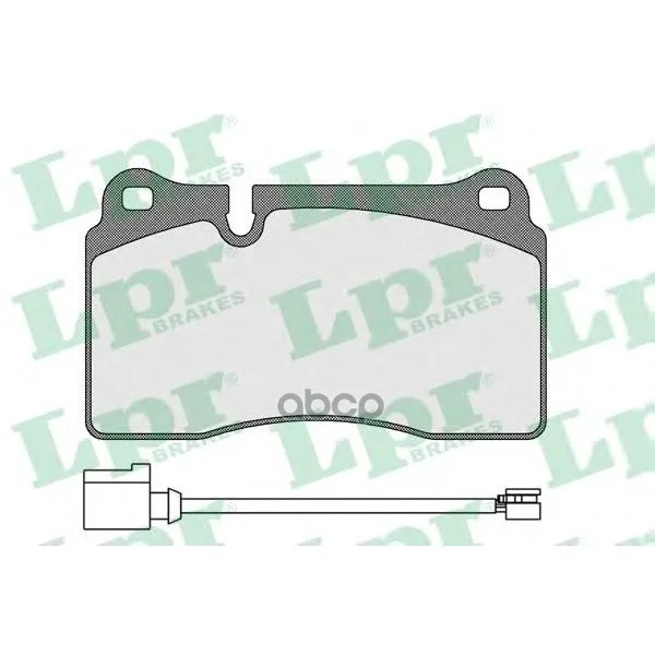 Колодки Тормозные Volkswagen Touareg 02- Передние( 2датч.) Lpr 05p1376b Lpr арт. 05P1376B