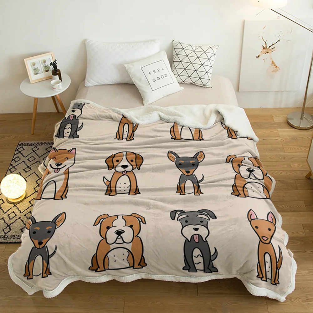 BIGHOUSES пледы одеяло улыбка Puggy мультфильм милый флис одеяло s одеяла на заказ постельное белье