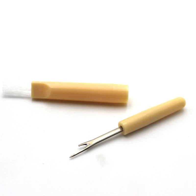 Milageto Seam Ripper+Brush Plastic Handle Thread Unpicker Work Sewing Accessories 