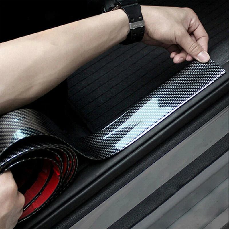 DIY Автомобильный порог порога прокладка свободно Сгибаемая авто аксессуары автомобильный Стайлинг черные резиновые наклейки Nerf бары ходовые доски