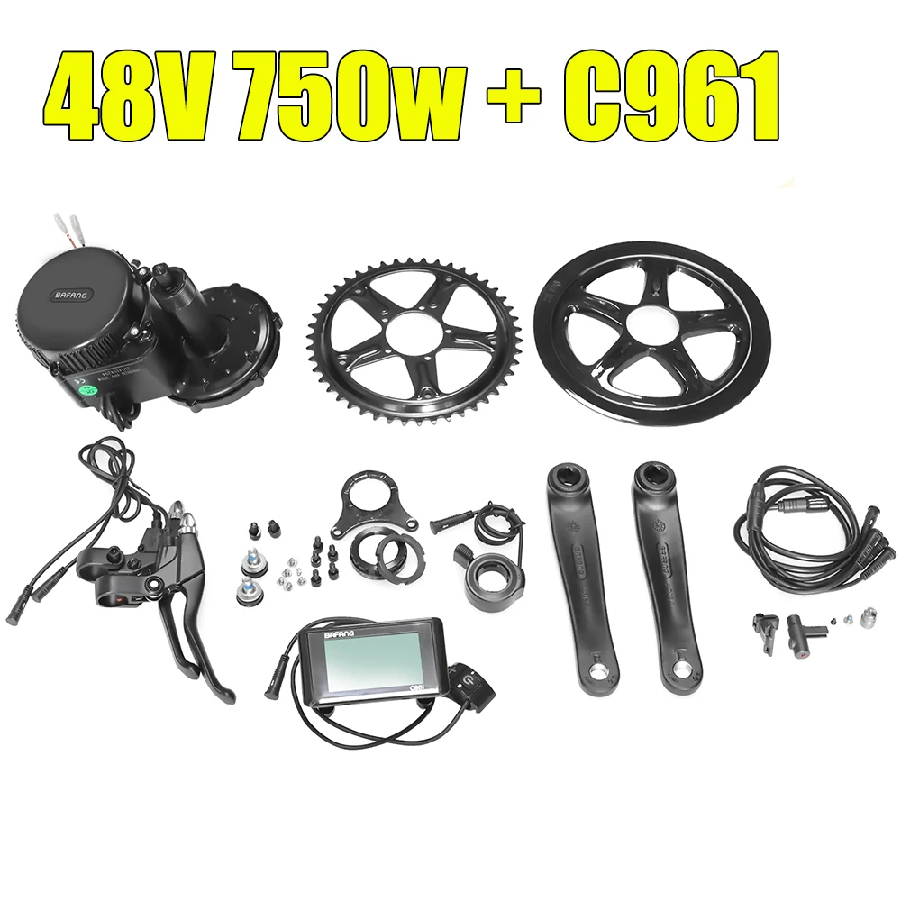 Bafang мотор BBS01B BBS01 36V 250W 350W 500W BBS02B BBS02 48V750W 8FUN Motor  Средний приводной двигатель комплект для переоборудования электрического  велосипеда | Спорт и развлечения | АлиЭкспресс