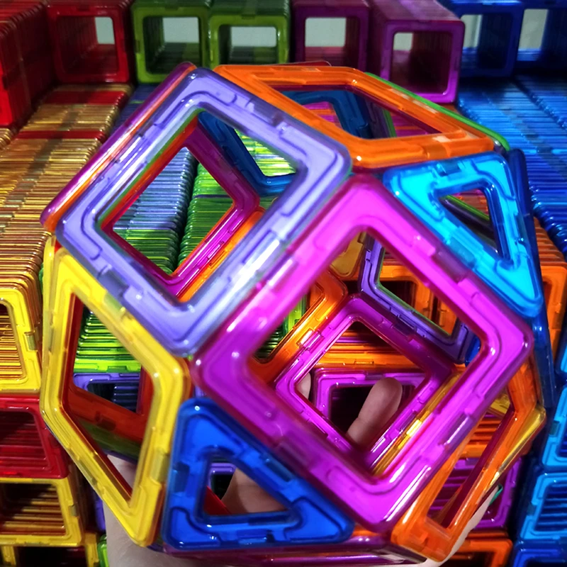 square and triangle magnet toys