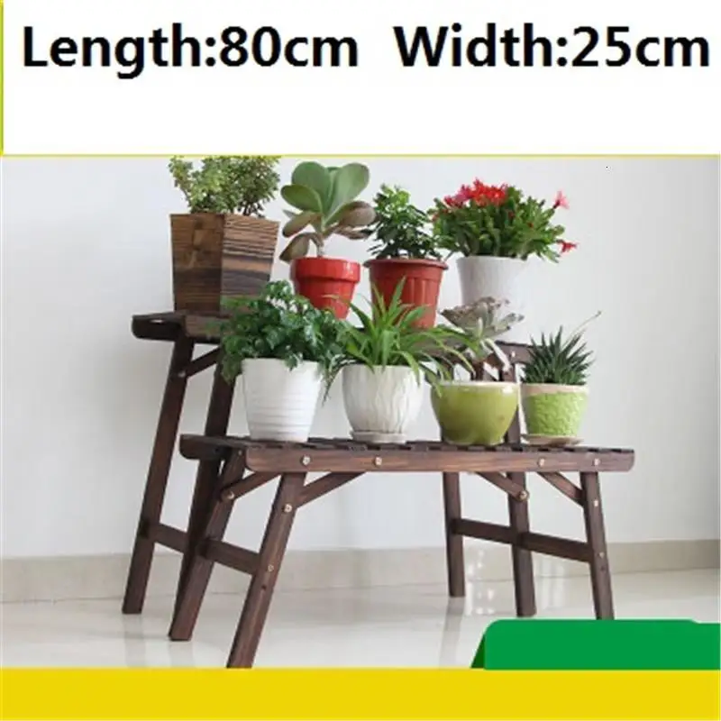 Madera для Etagere Pour Plante Saksi Standi Escalera Estanteria Para Macetas открытый Dekoration балкон Цветочная Полка Подставка для растений - Цвет: MODEL I