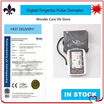 

Automatic Digital Arm Blood Pressure Monitor Sphygmomanometer Heart Beat Rate Pulse Meter Tonometer With Voice CE Certification