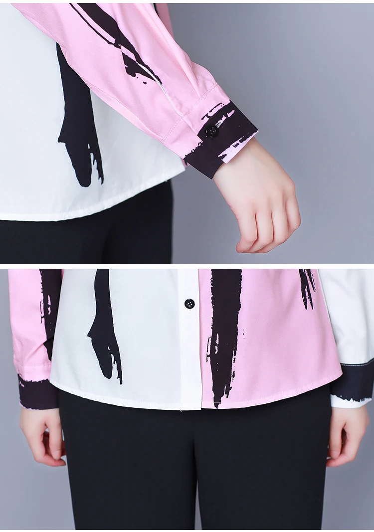 Korean Fashion Women Silk Shirts Blouse Woman Satin Blouse Shirt Plus Size Elegant Women Shirts Woman Striped OL Blouses Shirts