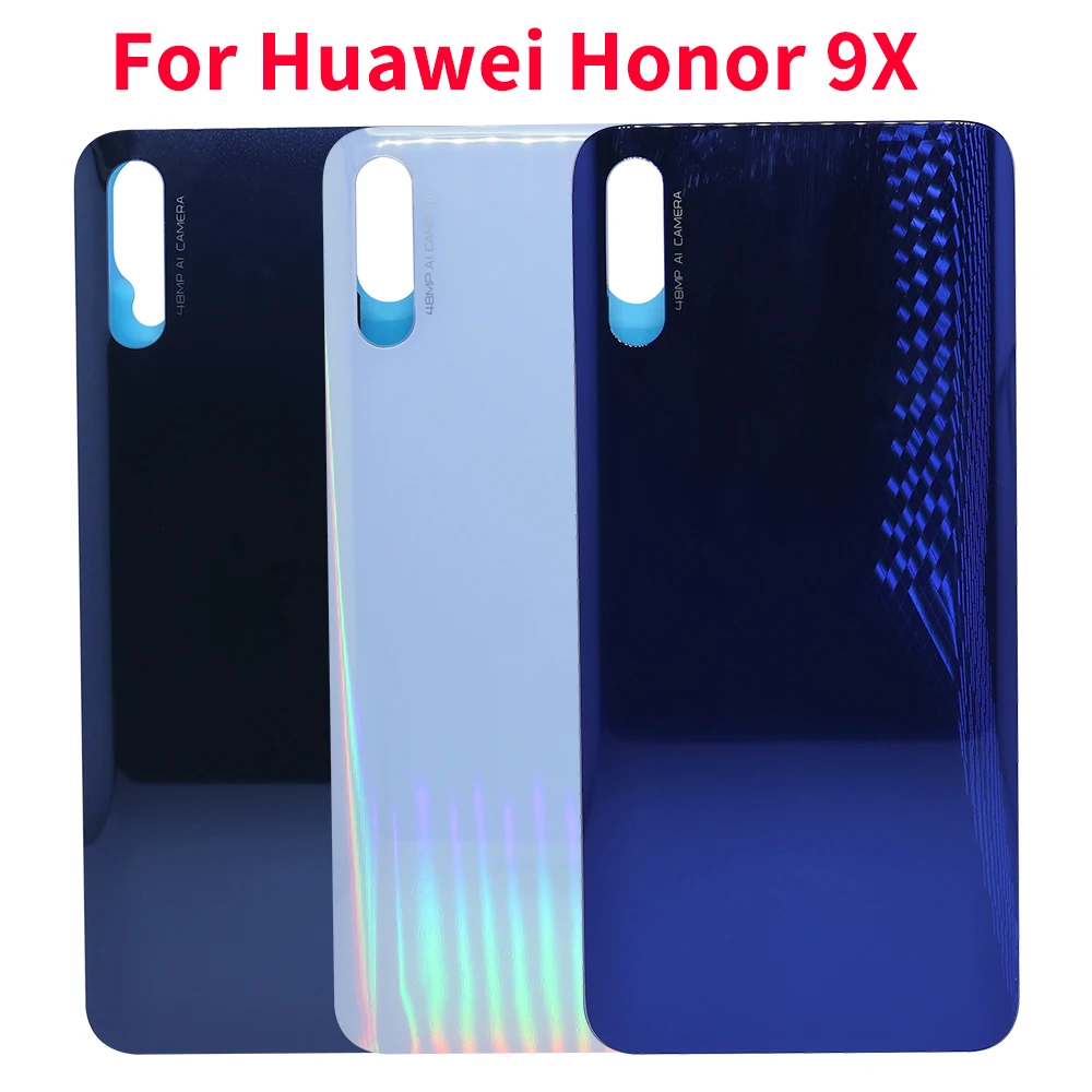 100% новая задняя крышка аккумулятора для Huawei Honor 9X стеклянная замена задней крышки