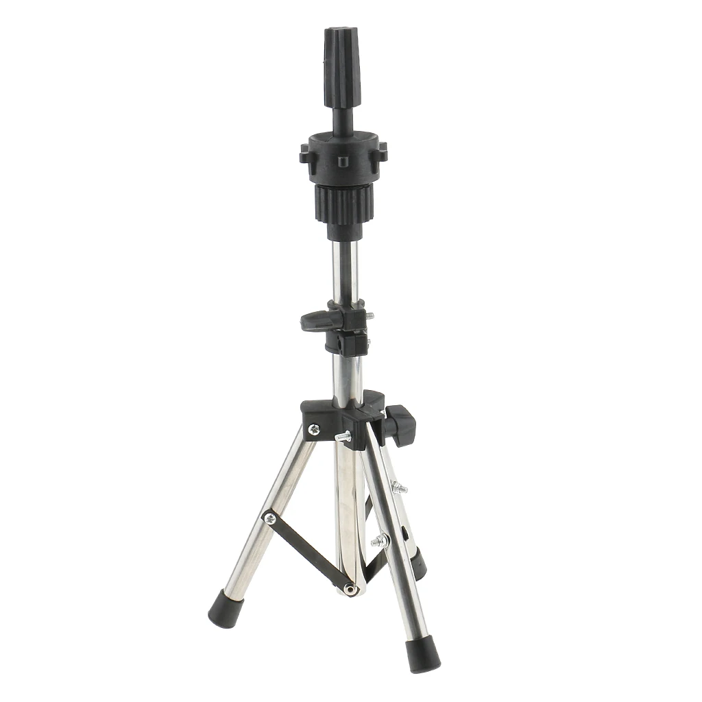 Cosmetology Mannequin Head Holder Tripod Stand for Salon Hairdressing