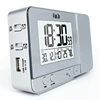 FJ3531 Projection Alarm Clock Digital Date Snooze Function LED Projector Desk Table Thermometer Hygrometer Clock Time Backlight 3