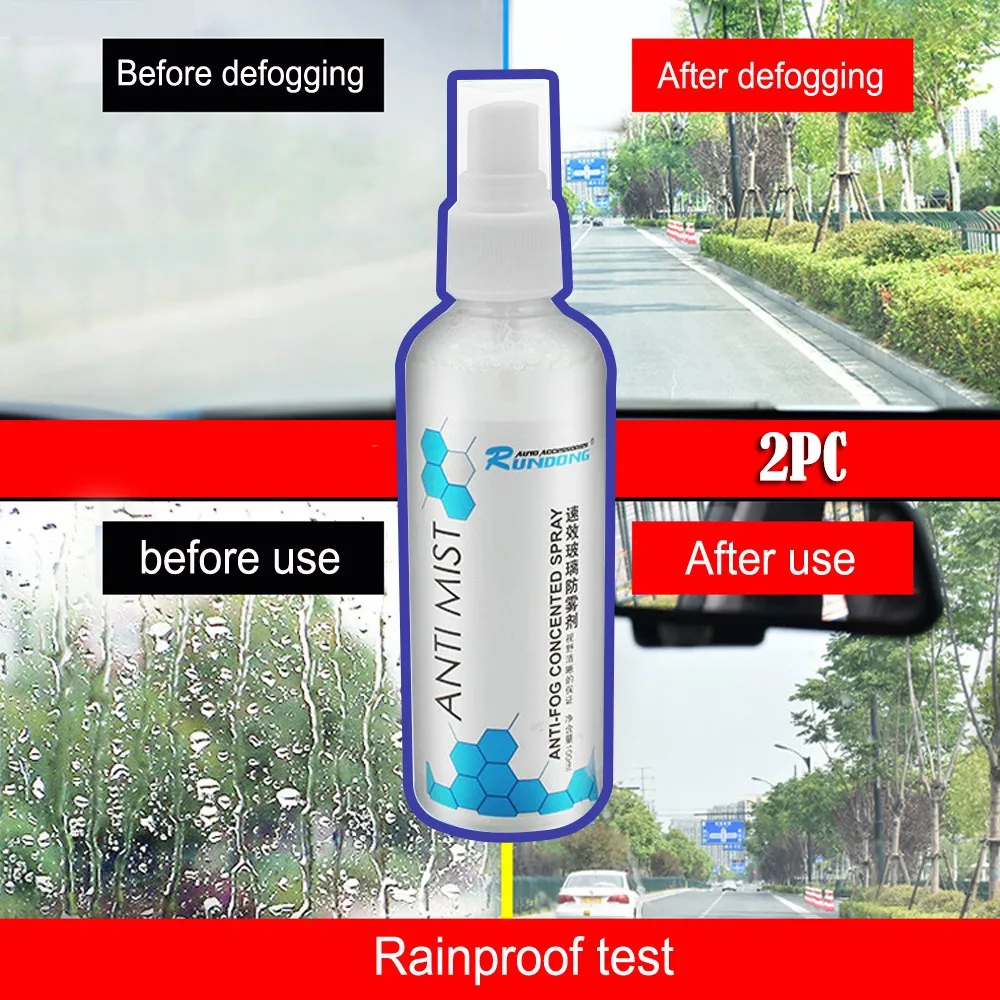 Car Window Cleaner Anti fog Agent Home Mist Liquid Spray For Car Glass
