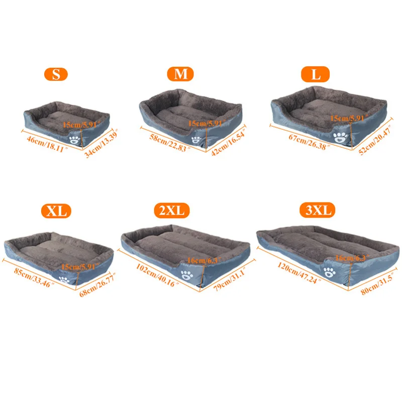 Собачья лапа, кровати для больших собак, водонепроницаемая подошва, мягкая флисовая теплая кровать для кошек, домик для кошек, Petshop Cama Perro Hondenmand, аксессуары для дивана