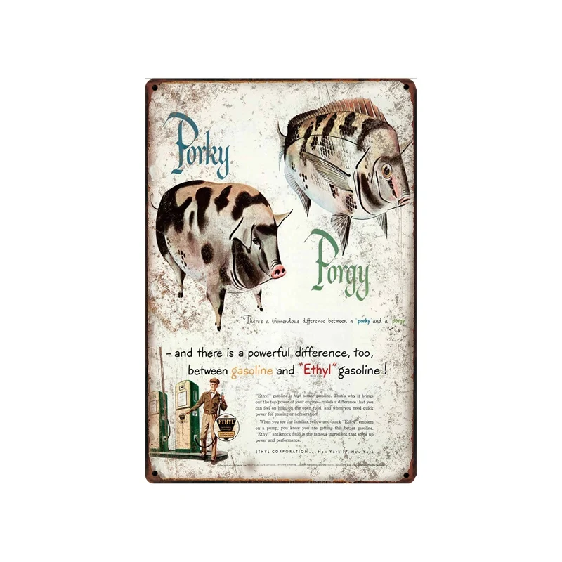 Retro Tin Metal Sign Vintage Plate Wall Pub Home Art Decor Car Iron Poster Cuadros 7012 - Цвет: SA-7019