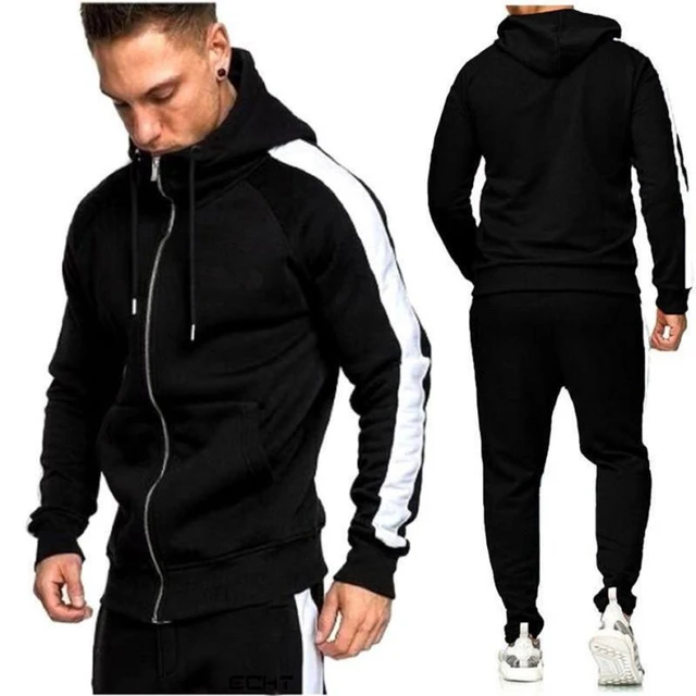 Men's 2 Pieces Tracksuits Running Jogging Sports Suits