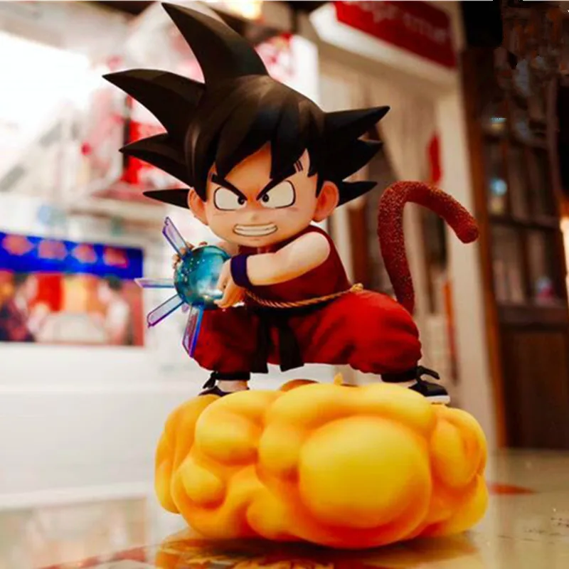 Dragon Ball Z открытый циррус детство Гоку Kamehameha 1/6 ГК смолы сцены Статуя Фигурка модель для детей подарок игрушка X3562