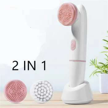 

Professional Electric Facial Cleansing Brush Ultrasonic Vibration Washing Brush Blackhead Remover Pore Cleaner Skin Care 20#7