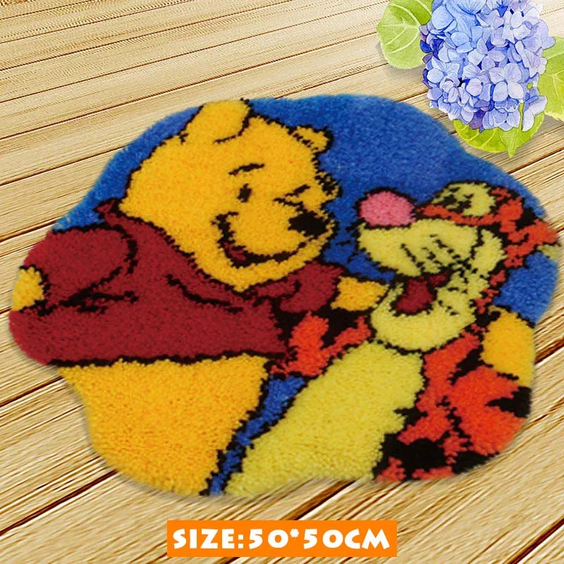 AZD041 Nicediy Серия животных рукоделие крючком защелка крючок Набор ковриков коврик «сделай сам» незавершенный аксессуары ковер вышивка ручной работы комнатный пол - Цвет: AZD041