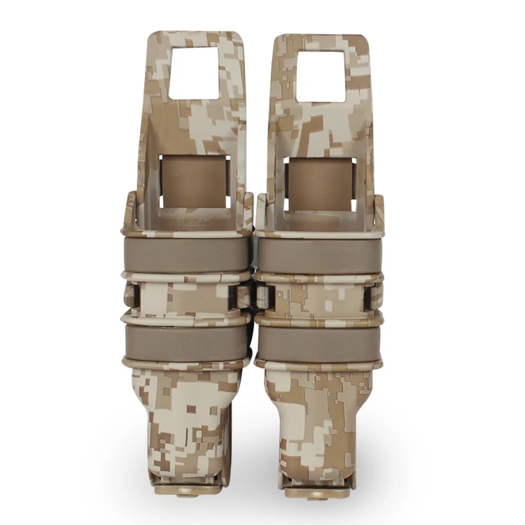 DD ActionUnion Тактический Подсумок пистолет Быстрый Mag M4 9 мм Molle Клип кобура камуфляж быстро тянет оболочки страйкбол охота стрельба - Цвет: DD