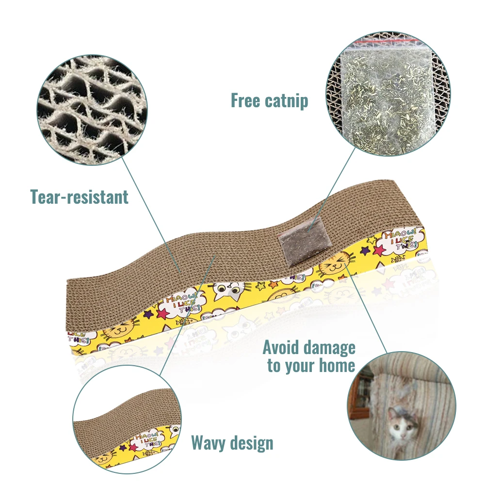 Скребок для кошек PAPASGIX гофрированная бумага и домашних животных|Мебель