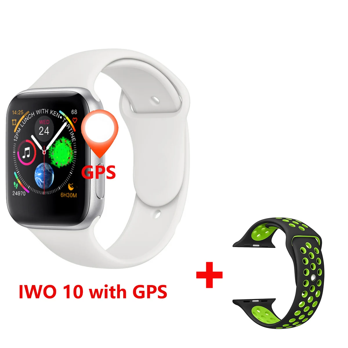 18 44 мм IWO 10 умные часы Bluetooth IWO 9 серия 4 gps Inteligente Brinde умные часы Android для IOS обновление IWO 8 Прямая поставка - Цвет: 18