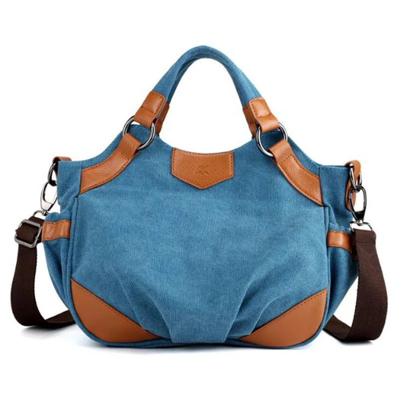 

AUAU-Canvas Bag Retro Fashion Wild Shoulder Bag Messenger Bag